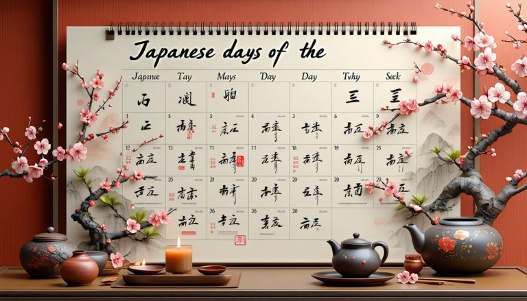 japanese days of week