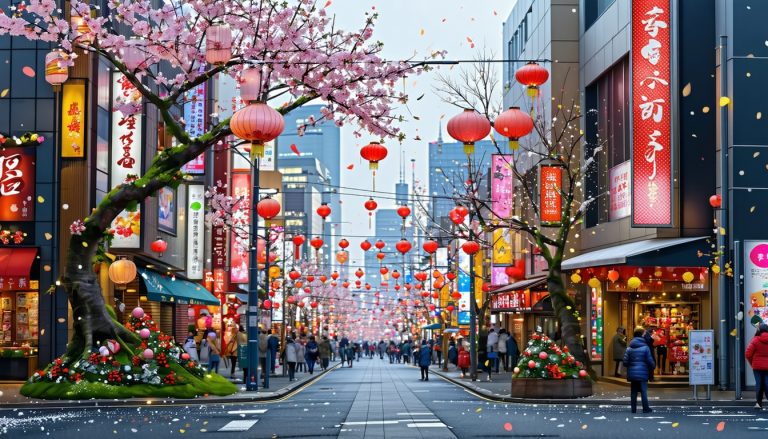 tokyo seasonal decorations